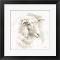 Farm Friends IV Neutral Framed Print