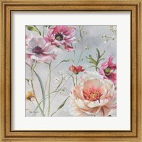 Framed 'Antique Garden III' border=