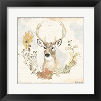 Woodland Wreath VIII Framed Print