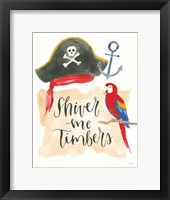 Framed Pirates III on White