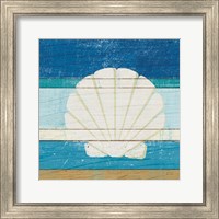 Framed 'Beachscape Shell v2' border=