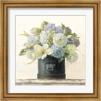 Framed 'Tulips in Hatbox Shiplap' border=