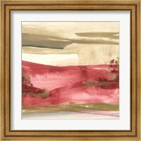 Framed 'Red Rock II' border=