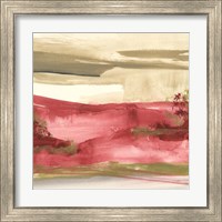 Framed 'Red Rock II' border=