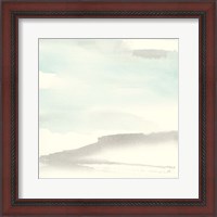 Framed 'Teal Sky II' border=