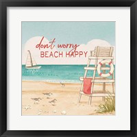 Beach Time III Framed Print