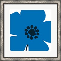 Framed 'Pop Art Floral I' border=