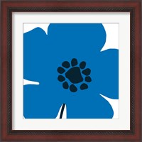 Framed 'Pop Art Floral I' border=