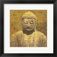 Framed Asian Buddha Crop