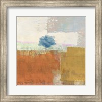 Framed 'Great Plains I (detail)' border=