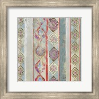 Framed 'Painted Wood II' border=