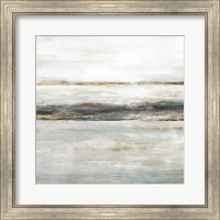 Framed 'Water's Edge I' border=