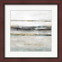 Framed 'Water's Edge II' border=