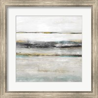 Framed 'Water's Edge II' border=