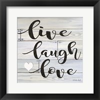 Framed Live, Laugh, Love