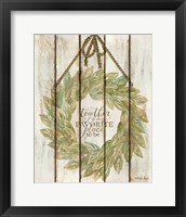 Framed 'Together Wreath' border=