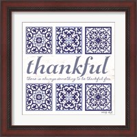 Framed 'Thankful Tile' border=