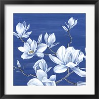 Framed 'Blooming Magnolias I' border=