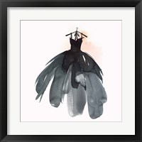 Framed 'Little Black Dress I' border=