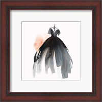 Framed 'Little Black Dress II' border=