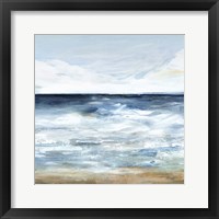 Framed Blue Ocean I