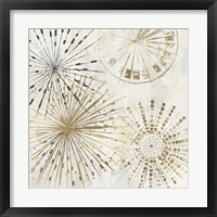 Framed 'Golden Stars II' border=