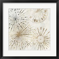 Golden Stars II Framed Print