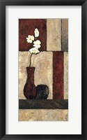 Earthy Orchid Panel II Framed Print