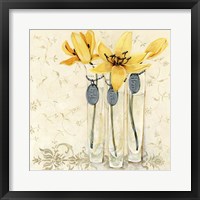 Inspired Yellow Framed Print