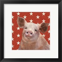 Framed 'Patriotic Farm III' border=