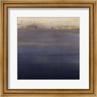 Framed 'Indigo Sundown I' border=