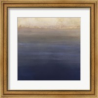 Framed 'Indigo Sundown II' border=