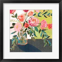 Framed 'Quirky Bouquet I' border=