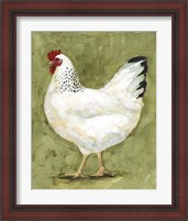 Framed 'Chicken Scratch II' border=