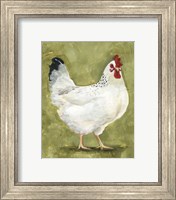 Framed 'Chicken Scratch III' border=