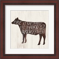 Framed 'Farmhouse BBQ II' border=