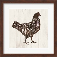 Framed 'Farmhouse BBQ III' border=