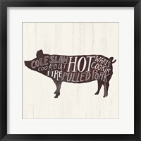 Farmhouse BBQ IV Framed Print