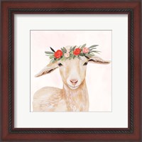 Framed 'Garden Goat I' border=