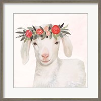 Framed 'Garden Goat IV' border=