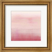 Framed 'Apricot Ombre II' border=