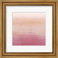 Framed 'Apricot Ombre I' border=