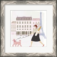 Framed 'Paris People I' border=