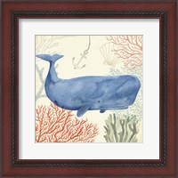 Framed 'Underwater Whimsy I' border=