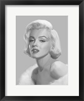 Framed True Blue Marilyn