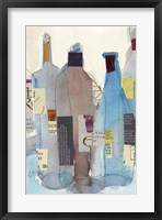 Framed Wine Bottles I