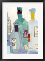 The Wine Bottles II Framed Print
