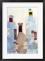 Framed Wine Bottles IV