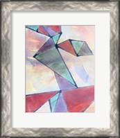 Framed 'Lucent Shards I' border=