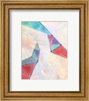 Framed 'Lucent Shards III' border=